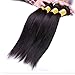 Oriental Show 8~30 inches 6A Brazilian Silky Straight, Pack of 3(Mixed Length), 100% Unprocessed Virgin Human Hair, 300g Total(100g Each), Natural Color (10 12 14)