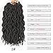Faux Locs Crochet Hair 12inch - 6 Packs Locs Crochet Hair Crochet Locs 12 Inch Dread Crochet Hair Curly Crochet Faux Locs (20 Roots/Pack) #2