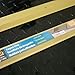 M-D Building Products 79251 2 in. X 72 in. Satin Brass Aluminum Fluted Carpet Trim w/Screw Nails