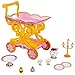 Disney Beauty and The Beast ''Be Our Guest'' Singing Tea Cart Play Set