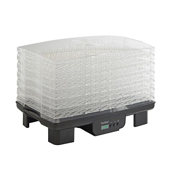 VonShef-6-Tier-Electric-Digital-Food-Dehydrator-with-Adjustable-Temperature-Control-and-Timer