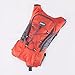 Pinty Waterproof Ripstop Hydration Backpack Pack with 2L (0.5 Gallon) Water Bladder for Hikers, Bikers, Joggers, Campers (Orange)