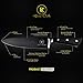 Romeo Cooks Professional 8-inch Chef Knife made of High Grade Stainless Steel for Razor Sharp Edge, Best Choice for Kitchen & Home with Sharpener