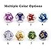 Haxtec Glitter DND Dice Set 7PCS Polyhedral D D Dice for Roleplaying Dice Games as Dungeons and Dragons-(Blue Glitter)
