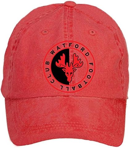 SLJD Unisex Premier League Watford Fc Adjustable Baseball Caps Washed Hat