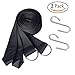 Attmu Hammock Tree Hanging Straps, Set of 2 Camping Hammock Tree Straps, Black