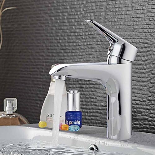 Classic Single Handle Waterfall Bathroom Sink Faucets, Single Level Stainless Steel Mixer Tap with Thicken handle