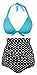 Angerella Retro Vintage Polka Dot High Waisted Bathing Suits Swimwear(BKI053-L1-XXXL)