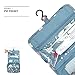 Portable Travel Makeup Cosmetic Bag - Mr.Pro Waterproof Haning Travel Kit Toiletry Bag Bathroom Organizer Carry On Case (Polka Dot Blue)