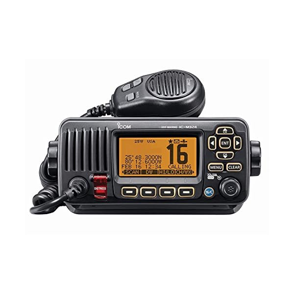 ICOM-IC-M324-01-Fixed-Mount-VHF-Radio-Black