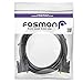 DVI Cable 10FT, Fosmon DVI to DVI (18+1 Pin) DVI-D Single Link Male to Male Cord, Gold Plated High Resolution Digital Video Monitor Cable - Black