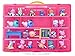 Life Made Better Toy Organizer with Carrying Handle, Fits Up to 40 Figures and Compatible with Peppa Pig Mini Figures, Pink