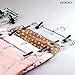 USTECH 6 Tier Skirt Pants Hanger Chrome Metal Organizer (1 Pack)