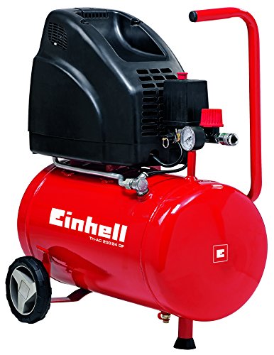 Einhell TH-AC 200/24 OF - Compresor, color rojo y negro