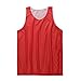 TopTie Reversible Basketball Jerseys Men's Tank Top Mesh Tank Lacrosse Jersey for Adult Youth