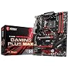 MSI Performance Gaming AMD Ryzen 2ND and 3rd Gen AM4 M.2 USB 3 DDR4 DVI HDMI Crossfire ATX Motherboard (B450 GAMING PLUS…