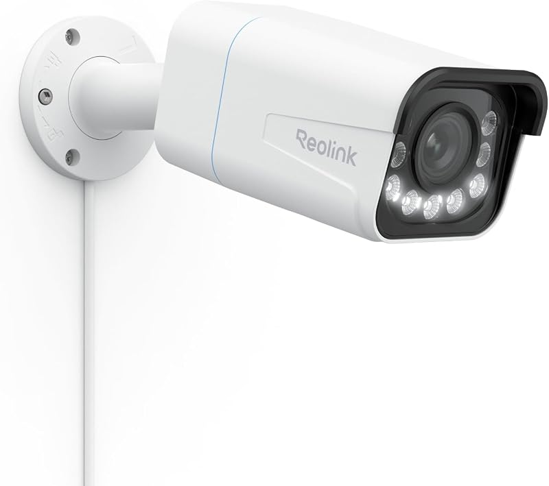 Reolink 4K PoE Security Camera RLC-811A with 5X Optical Zoom Spotlight Color
