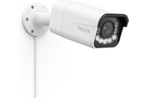 REOLINK RLC-811A PoE IP Security Camera 4K - 123° FoV, 5X Optical Zoom for Outdoor Usage, Color Night Vision, Human/Vehicle/P