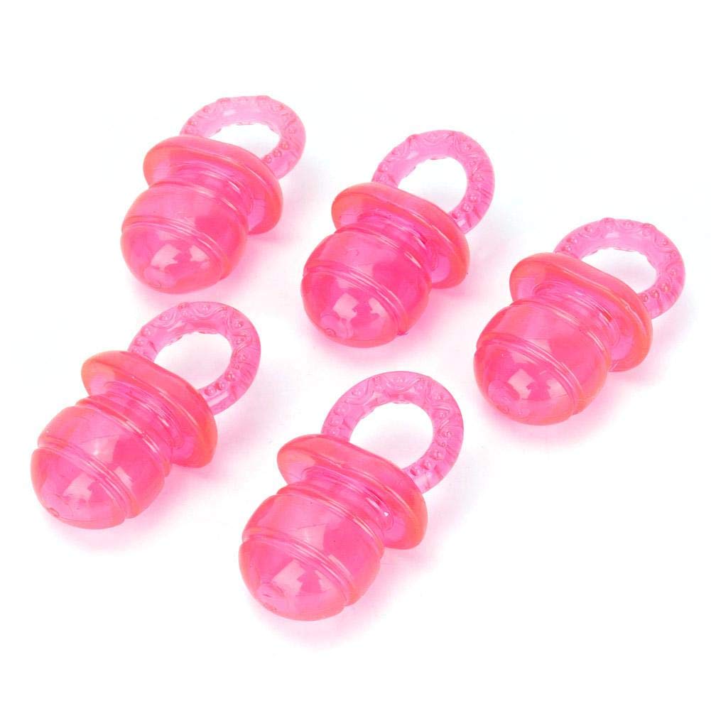 5pcs Dogs Chew Pacifier Toy Puppy Teething Chew Toy Pet Molar Toy Cute Teeth Clean Toy Dog Cat Nipple Shape Interactive Chew Toy (Red)