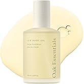 Oak Essentials Dew Body Oil | Nourishing Daily Body Oil for Radiant, Supple Skin with Borage Seed Oil, Cedarwood, and Sweet Almond Oil, 3.4 Fl Oz