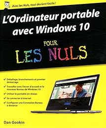 L' ordinateur portable avec Windows 10