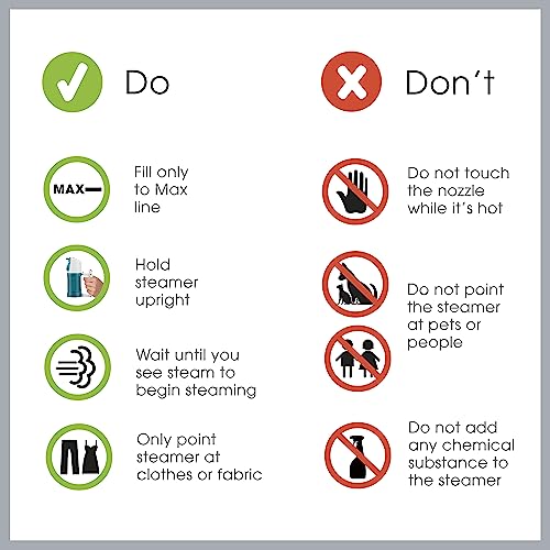 Conair Travel Steamer for Clothes, Mini Garment Steamer, Fabric Steamer