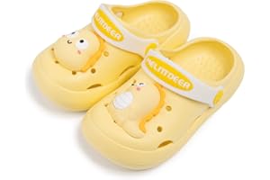 KidRtsk Infant Toddler Boys Girls Cute Garden Water Clogs Slip On Sandals Slides Lightweight Slipper Outdoor Summer Swimming Pool Infant Children Beach Pool Shoes