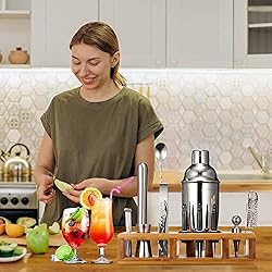 Mixology Bartender Kit: 20-Piece Bar Tool Set with
