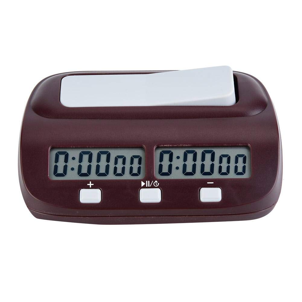 Demeras Chess Timer Professional Compatible with LEAP Digital Chess Clock High-definition Display Portable International Electronic Game Timer