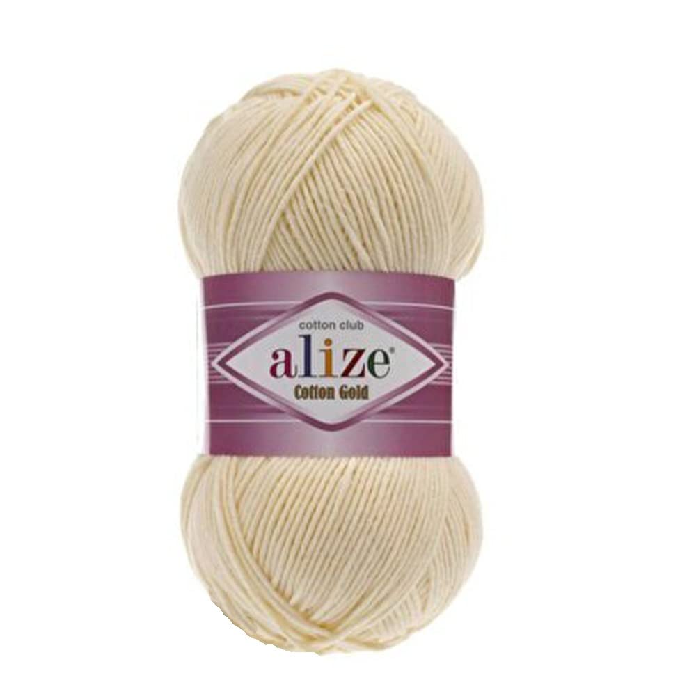 Alize 2 Skeins Cotton Gold Yarn (458-Stone)