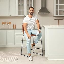 JHK 26 inch Counter Height Bar Stools Set of