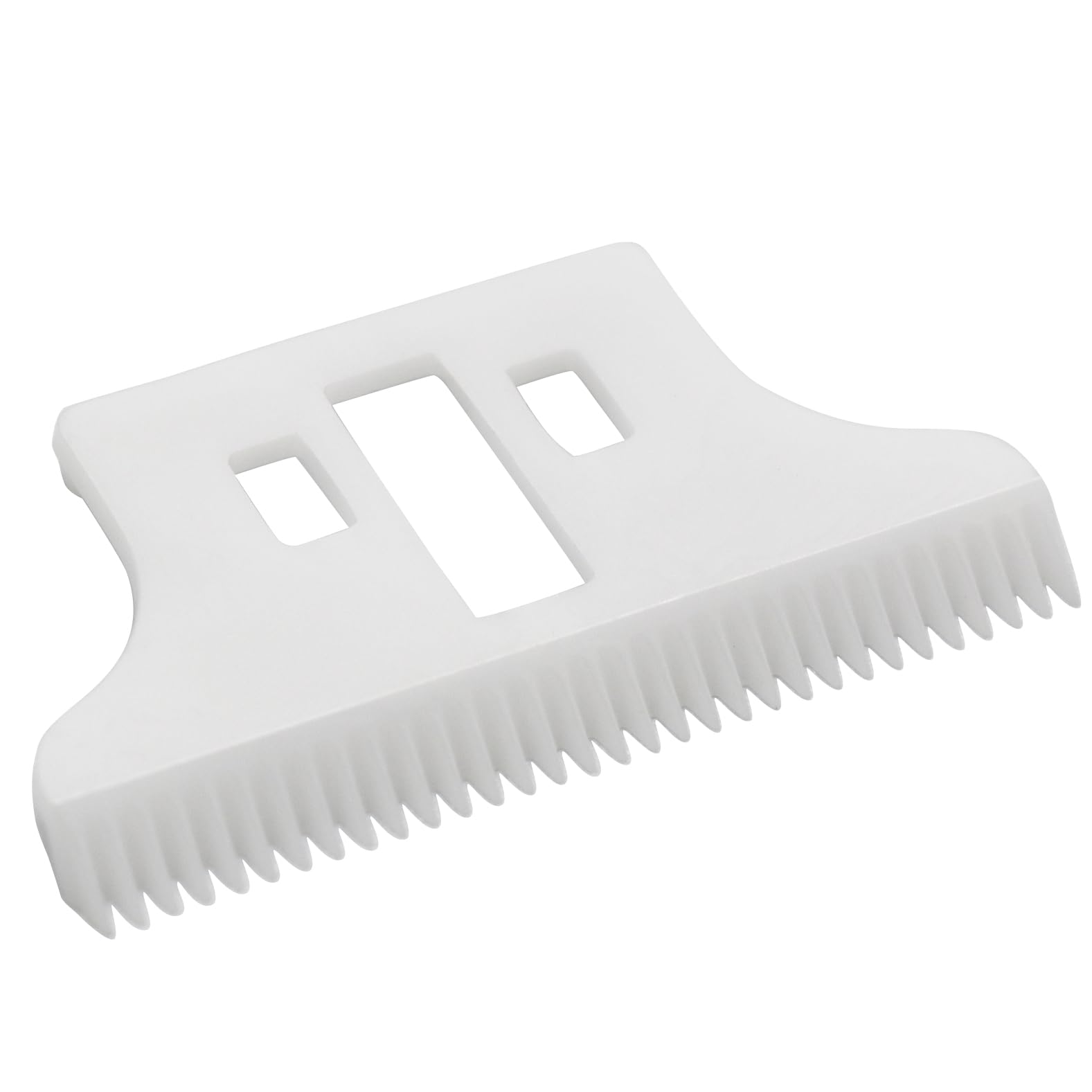 Professional Double T Wide Replacement Blades #2215, Zirconia Ceramic Moving Blade Compatible with Wahl 5 Star Detailer Corded/Cordless Hair Trimmer (White, 1)