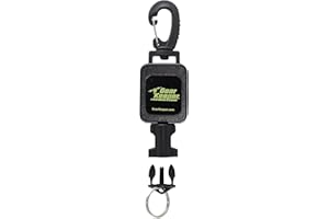 Gear Keeper Locking Medium Scuba Dive Light Retractor - Scuba Gear With Medium Mount, Swiveling Snap Clip & QC-II Split Ring Accessory - Scuba Diving Accessories - Made in USA