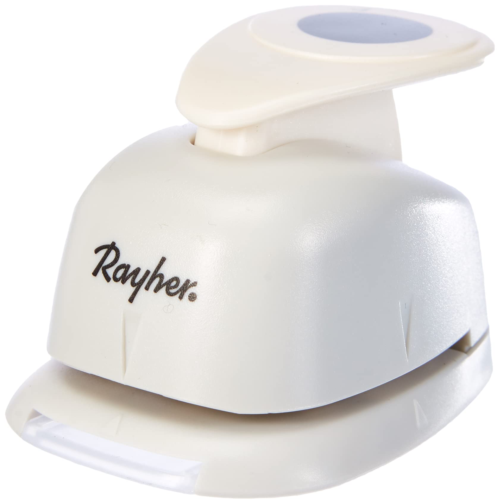 RAYHER Round/Circle Motive Puncher for Paper Upto 200 g/m sq, Orange, 2.54 cm
