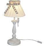 Karmiqi Beside Table Lamps for Bedrooms, Nightstand Light，Bulb Included, Mid Century Farmhouse Side lamp,Fabric Bell Shade fo