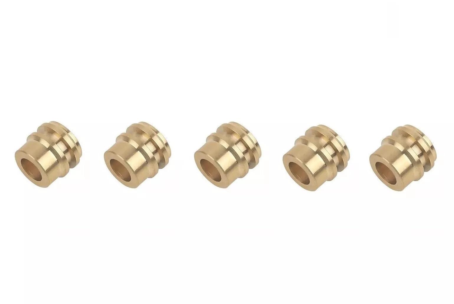 TC Compression Radiator Valves Brass Inset Reducer 15mm to 10mm - Pack of 5
