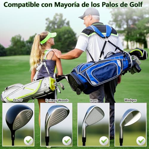 ILRFHSDBN Grip Trainer Golf con Banda de Swing de Golf para Brazo, Accesorios de Golf para Practicar Postura Correcta y Mejorar el Swing, Golf Grip Training Aid Adecuados para Principiantes