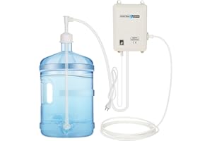 WRIOL TDRENERGY Bottle Water Dispenser Pump System Automatic 110V 40psi 1 GPM for Home/Office Kitchen Refrigerator Coffee Maker Ice Maker for 3 or 5 Gal Water Bottle Single Inlet