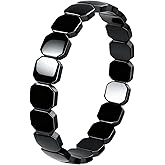 TACBSP Hematite Bracelet for Men Reclaim Your Confidence Natural Hematite Stretch Bracelet Natural Stone Stretch Bracelets Male Energy Inspirational Gift Jewelry