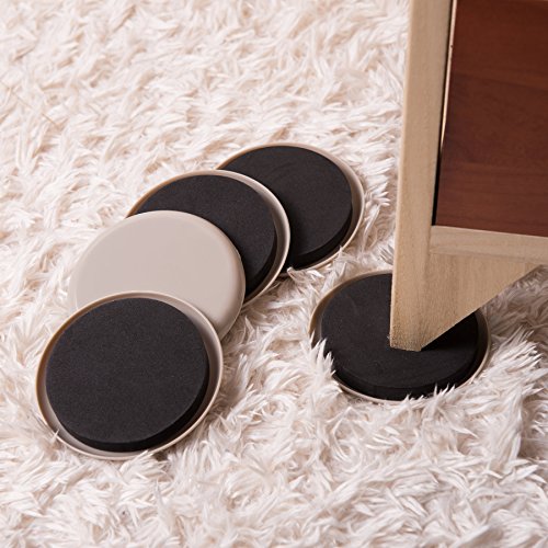 COZ Furniture Sliders, 8 Pack Sliders for Furniture Legs, 3.5 Inch