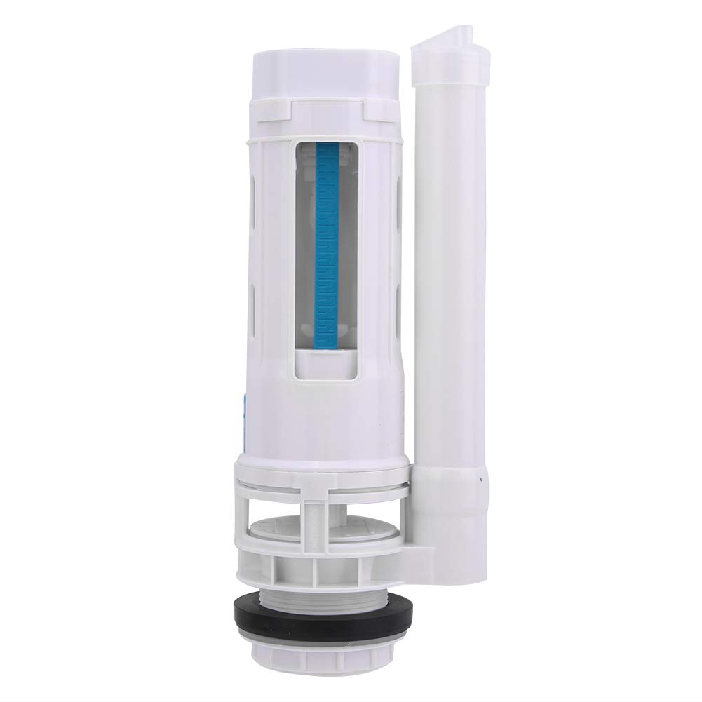 Toilet Dual Flush Valve Replacement, Toilet Cistern Flush Valve Push Button Toilet Cistern Flush System Parts Dual Flush Fill Toilet Cistern Inlet Drain Valve G1/2 (25cm)