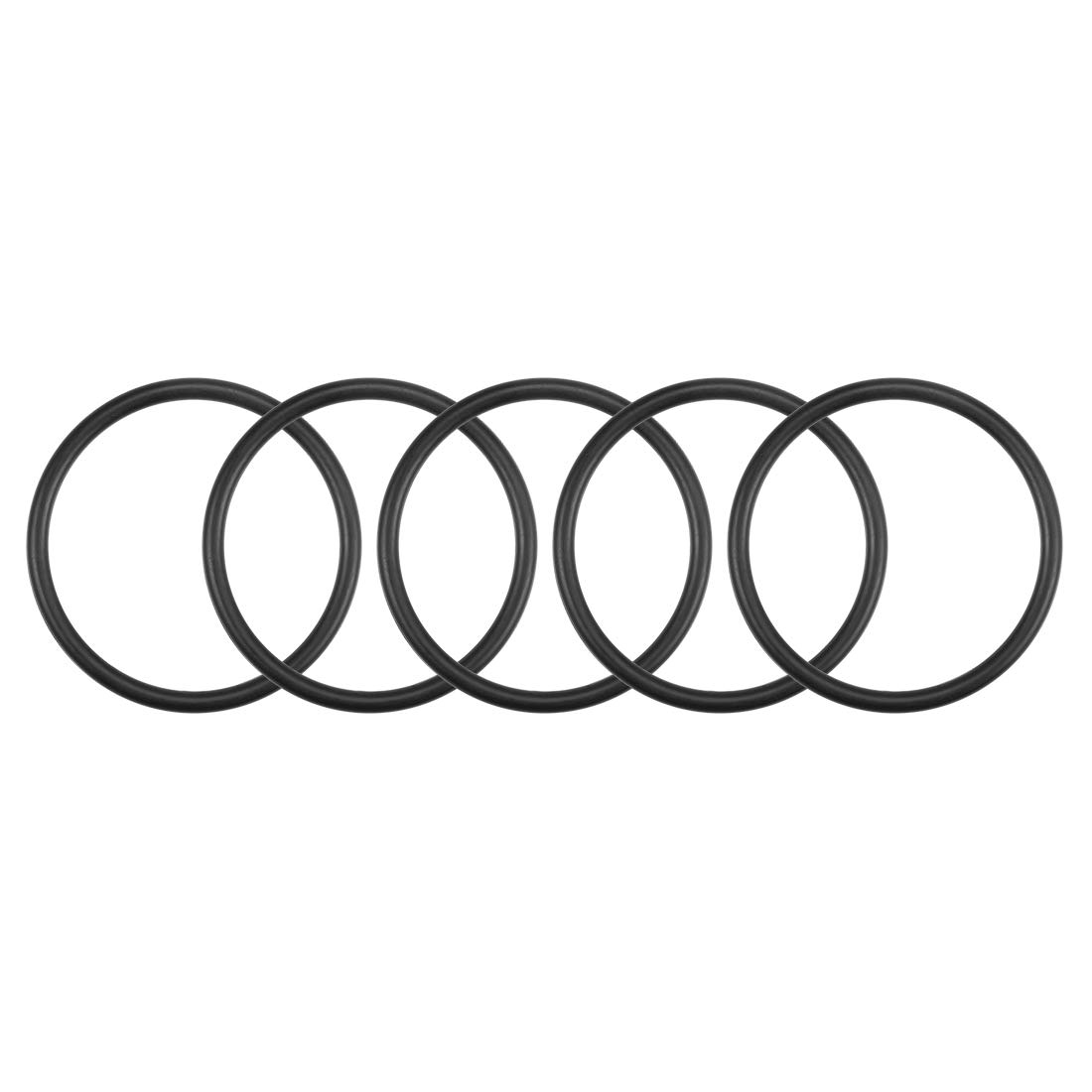 sourcing map Nitrile Rubber O-Rings 56mm OD 48mm ID 4mm Width, Metric Nitrile Rubber Sealing Gasket for Automotive Machine Plumbing, Pack of 5