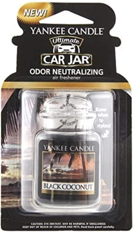 Yankee Candle Car Jar Ultimate Black Coconut Scented Air Freshener