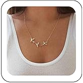Ximdble Vintage Peace Dove Pendant Necklace Dove Bird Choker Necklace Flying Swallow Necklace Gold Peace Dove Choker Necklace Jewelry for Women