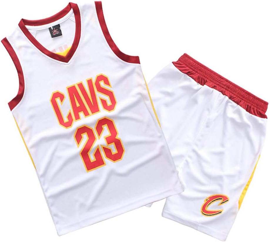 Kids Basketball Jerseys, Cavaliers 23 James Breathable