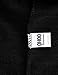 Ohoo Mens Slim Fit Light Weight V-Neck Pullover Sweater/DCP015-BLACK-XL
