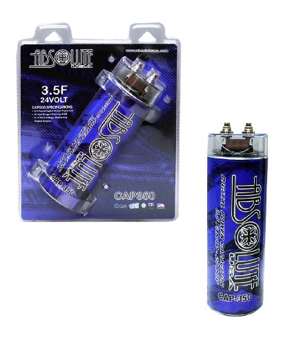Absolute USA CAP350B 3.5-Farad Digital Capacitor Blue