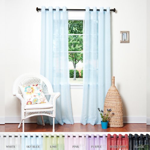 Best Home Fashion Closeout Crushed Voile Sheer Curtains Antique