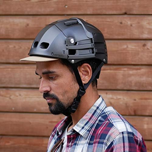 Casque Pliable Plixi Fit pour vélo, Trottinette électrique, Overboard, gyroroue, Skateboard, Roller, VAE - Norme CE EN1078, même Protection Qu’Un Casque Classique - Volume divisé par 3