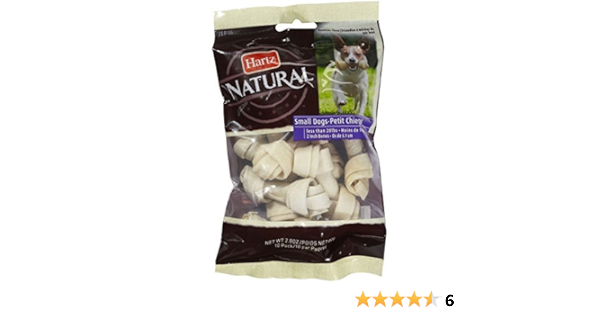 hartz natural rawhide chews